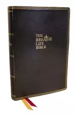 The Breathe Life Holy Bible: Faith in Action (NKJV, Black Leathersoft, Thumb Indexed, Red Letter, Comfort Print)