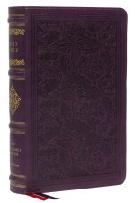 NKJV, Personal Size Reference Bible, Sovereign Collection, Leathersoft, Purple, Red Letter, Thumb Indexed, Comfort Print