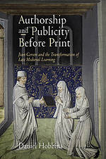 Authorship and Publicity Before Print