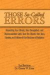 Those So-Called Errors