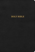 KJV Large Print Thinline Bible, Black LeatherTouch