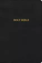 KJV Large Print Thinline Bible, Black LeatherTouch