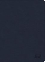 CSB E3 Discipleship Bible, Navy LeatherTouch, Indexed