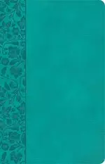 NASB Large Print Personal Size Reference Bible, Teal LeatherTouch