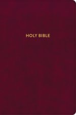 KJV Rainbow Study Bible, Burgundy LeatherTouch