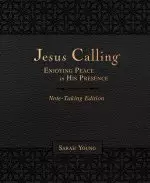 Jesus Calling Note-Taking Edition, Leathersoft, Black, with Full Scriptures