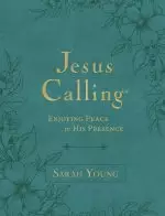 Jesus Calling, Large Text Teal Leathersoft, with Full Scriptures