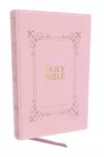 KJV Holy Bible: Large Print with 53,000 Center-Column Cross References, Pink Leathersoft, Red Letter, Comfort Print: King James Version