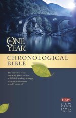 NKJV One Year Chronological Bible, Blue, Paperback, Reading Plan, Scripture Index, Bible Timeline, Historical Dates, Presentation Page