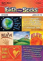 John 3 16 Stickers