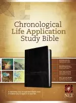 Chronological Life Application Study Bible NLT, TuTone, Black/Onyx