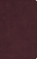 CSB Single-Column Personal Size Bible, Holman Handcrafted Collection, Premium Marbled Burgundy Calfskin