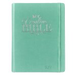 Teal Faux Leather Hardcover KJV My Creative Bible