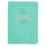 KJV Compact Large Print Lux-Leather Teal