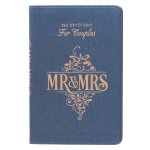 Mr. & Mrs. 366 Devotions for Couples Blue Faux Leather Devotional