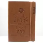 Be Still & Know Tan Flexcover Journal - Psalm 46:10