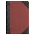 KJV Bible Giant Print Full-size Full-grain Leather, Espresso/Saddle Tan