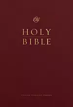 ESV Pew and Worship Bible, Large Print (Hardcover, Burgundy)