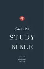 ESV Concise Study Bible, Navy, Hardback, Study Notes, Glossary, Maps, Charts, Illustrations, Articles, Book Introductions