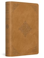 ESV Large Print Bible (TruTone, Nubuck Caramel, Fleur-de-lis Design)