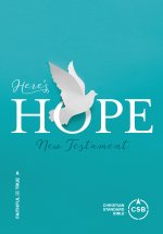 CSB Here's Hope New Testament, Blue, Paperback, Gift, Helpful Bible Passages, Salvation Plan