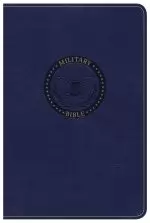 CSB Military Bible, Royal Blue Leathertouch