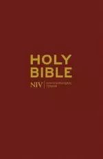 NIV Anglicised  Bible, Burgundy, Hardback, Lists of Key People, List of Event, Maps