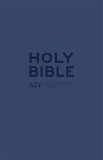 NIV Tiny Bible, Navy, Imitation Leather, Anglicised, Zipped, Presentation Box, Ribbon Marker