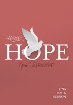 KJV Here's Hope New Testament, Pink, Paperback, Gift, Helpful Bible Passages, Salvation Plan