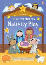 Little first stickers Nativity Play