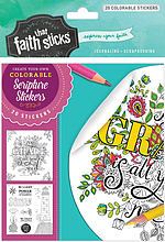 2 Corinthians 12:9 Colorable Stickers