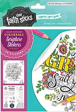 2 Corinthians 12:9 Colorable Stickers