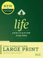 NLT Life Application Study Bible, Hardback, Third Edition, Large Print, Red Letter