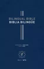 Bilingual Bible / Biblia bilingüe NLT/NTV (Hardcover, Blue)