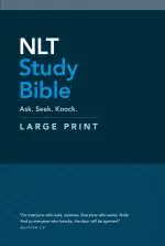 NLT Study Bible Large Print (Hardcover, Red Letter)