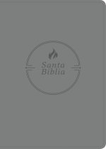 Santa Biblia RVR60, Edición zíper con referencias, letra grande (SentiPiel, Gris, Letra Roja)