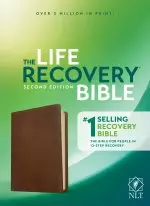 NLT Life Recovery Bible, Second Edition (LeatherLike, Rustic Brown)