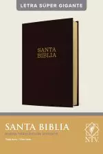 Santa Biblia NTV, letra súper gigante (Tapa dura, Vino tinto, Índice, Letra Roja)