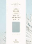 NLT Every Woman's Bible (LeatherLike, Sky Blue, Red Letter, Filament Enabled)