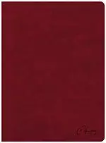 KJV Spurgeon Study Bible, Crimson LeatherTouch