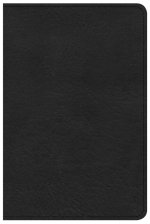 KJV Large Print Compact Reference Bible, Black LeatherTouch