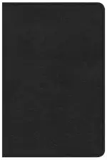 KJV Large Print Compact Reference Bible, Black LeatherTouch