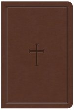 KJV Large Print Compact Reference Bible, Brown LeatherTouch