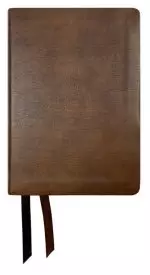 NASB 1995 Large Print Compact Bible, Brown, Leathertex