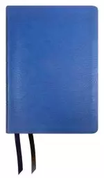 NASB 2020 Wide Margin Reference Bible, Blue, Leathertex