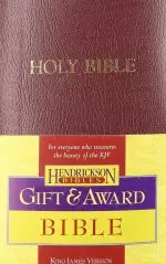 KJV  Gift & Award Bible Burgundy Imitation Leather Words of Christ in Red