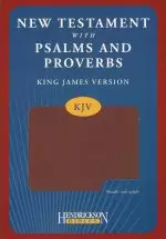 KJV New Testament with Psalms and Proverbs Imitation Leather Brown