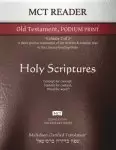 MCT Reader Old Testament Podium Print, Mickelson Clarified: -Volume 2 of 2- A more precise translation of the Hebrew and Aramaic text in the Literary