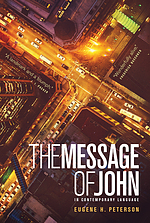 The Message Bible The Gospel of John, Brown, Paperback, Evangelism, Giveaway, Salvation Guide Written by Max Lucado