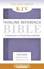 KJV Thinline Reference Bible Lilac